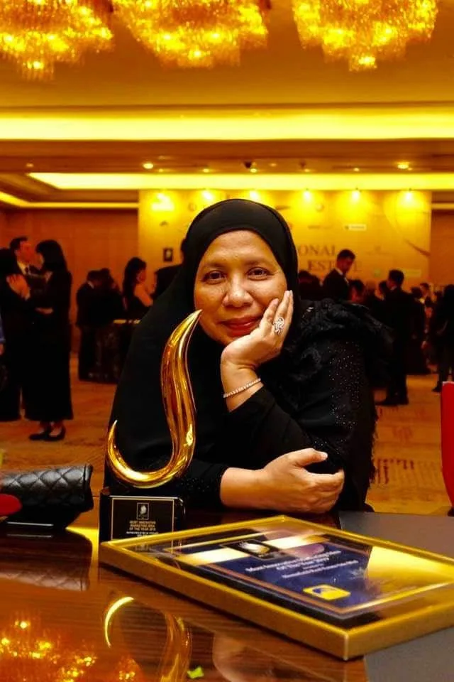 Munirah Mohammad at the National Real Estate Awards in 2019